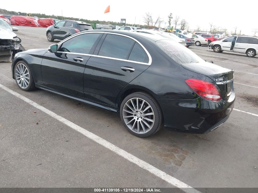 VIN 55SWF4JB8GU126990 2016 Mercedes-Benz C-Class, C... no.3