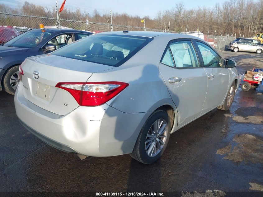 VIN 2T1BURHE9FC238218 2015 Toyota Corolla, Le Premium no.4