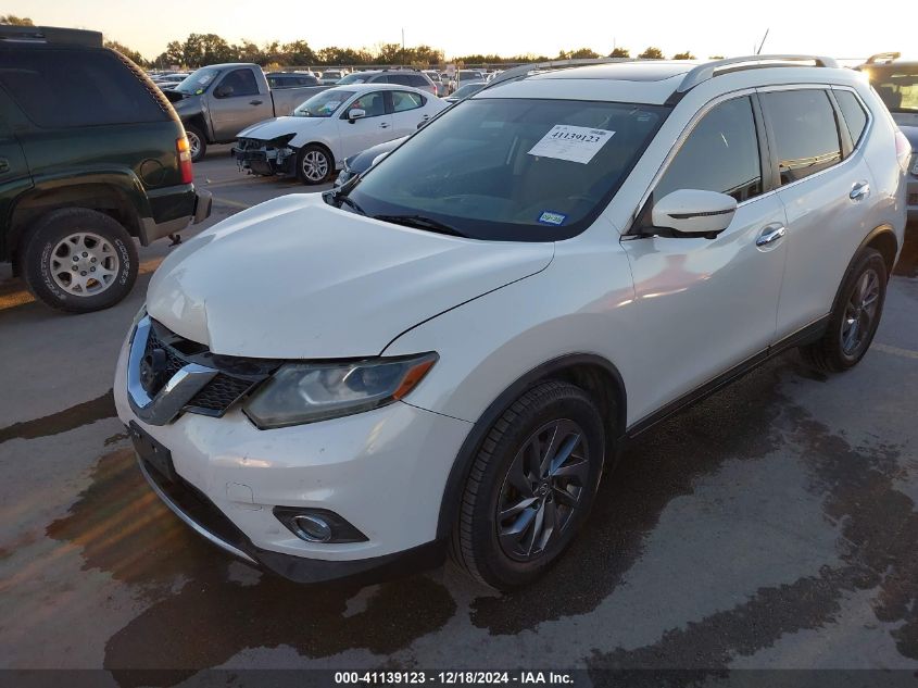 VIN 5N1AT2MV6GC787134 2016 Nissan Rogue, SL no.2