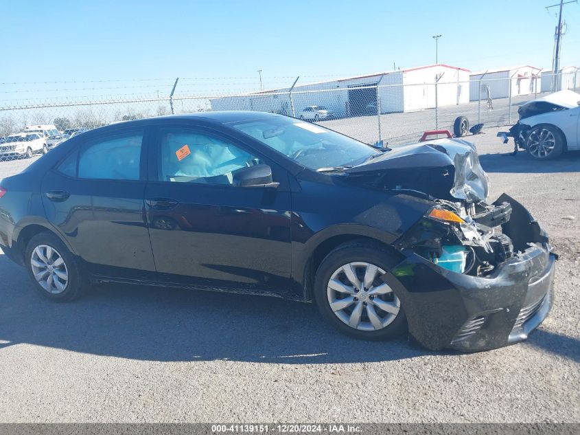 2016 Toyota Corolla Le VIN: 5YFBURHE6GP518339 Lot: 41139151