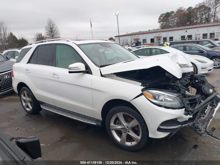 2017 Mercedes-Benz Gle 350 4Matic VIN: 4JGDA5HB3HA923317 Lot: 41139155