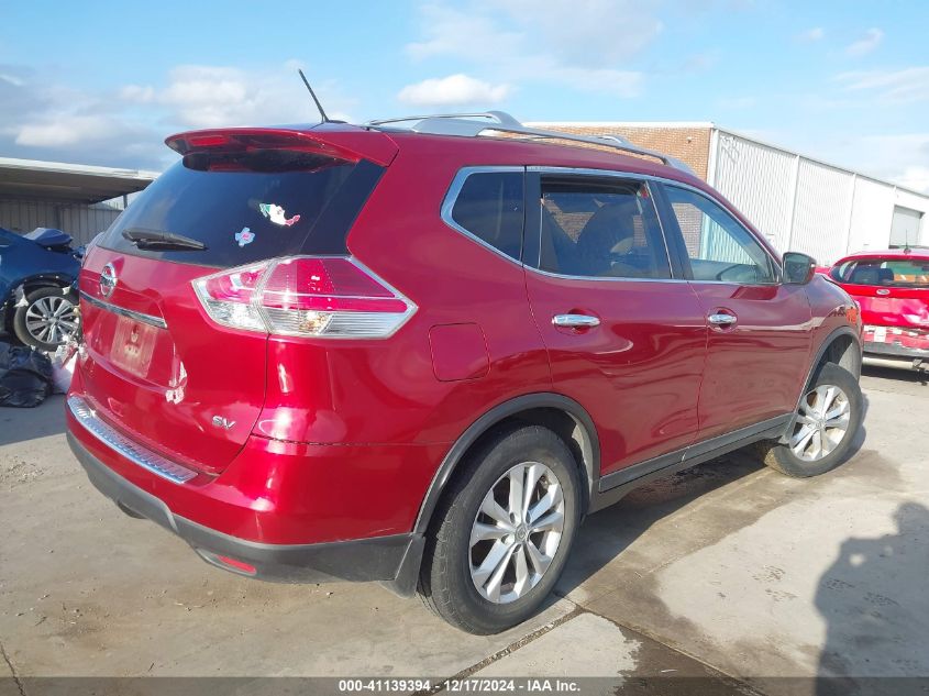 VIN KNMAT2MT8FP504470 2015 Nissan Rogue, SV no.4