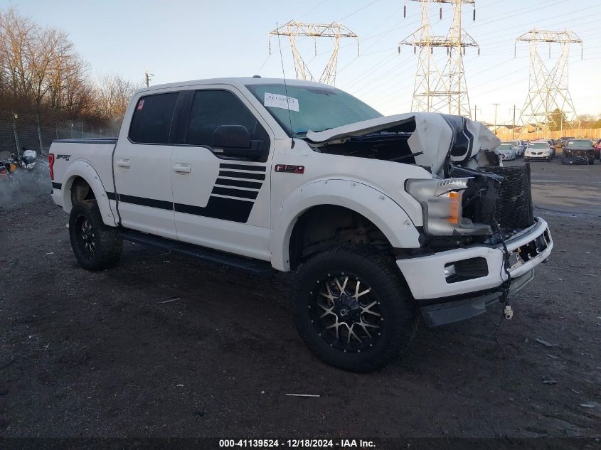 VIN 1FTEW1E52JFD23012 2018 FORD F-150 no.1