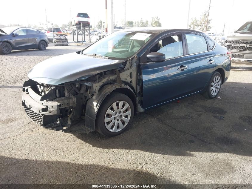 VIN 3N1AB7AP4FY305604 2015 Nissan Sentra, SV no.2