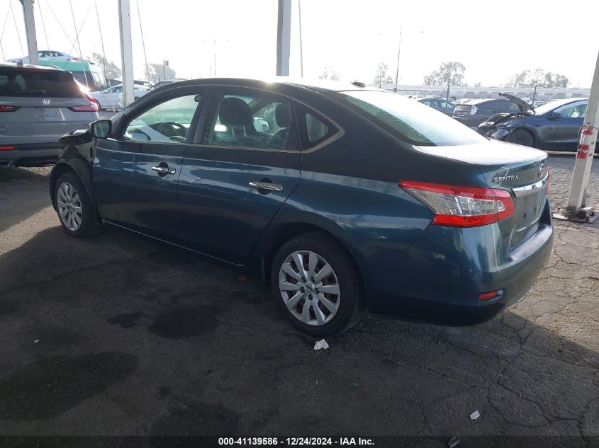 VIN 3N1AB7AP4FY305604 2015 Nissan Sentra, SV no.3