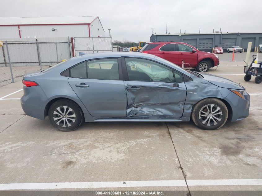 2021 TOYOTA COROLLA HYBRID LE - JTDEAMDE4MJ001863