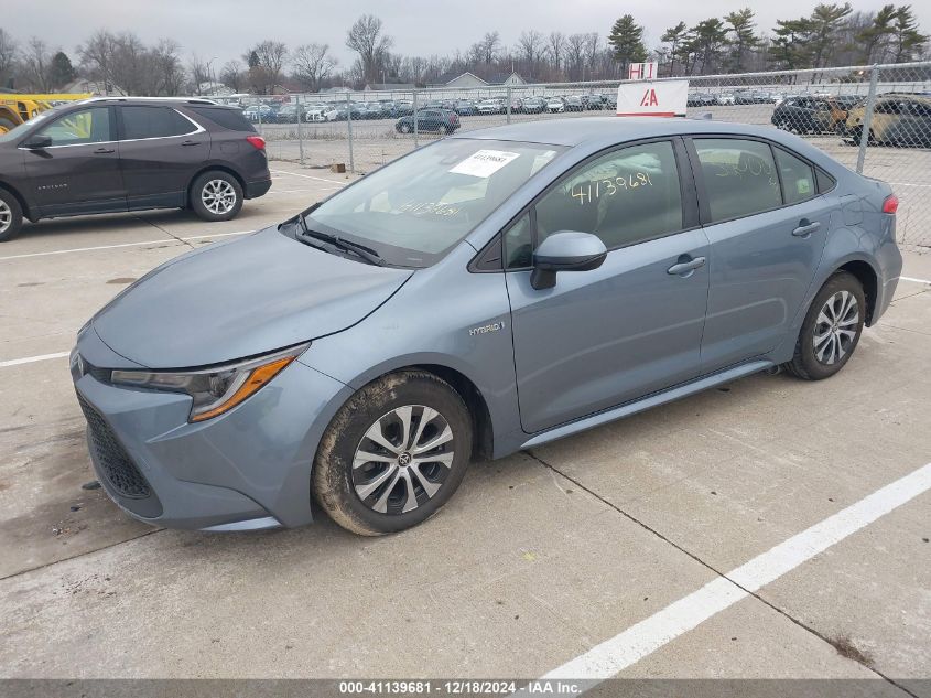 2021 TOYOTA COROLLA HYBRID LE - JTDEAMDE4MJ001863