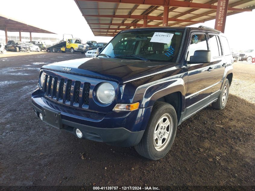 VIN 1C4NJPBA4ED817988 2014 JEEP PATRIOT no.2