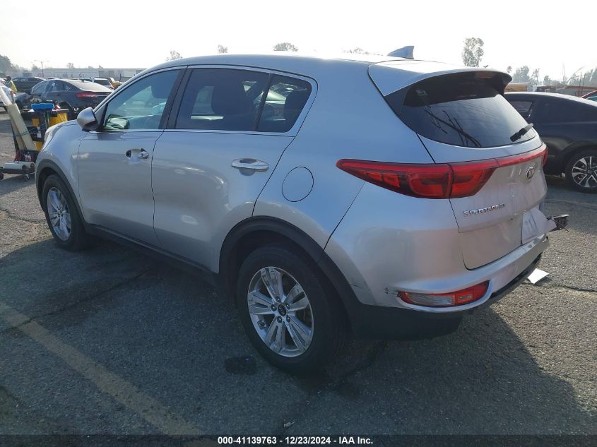 VIN KNDPM3AC7J7340834 2018 KIA Sportage, LX no.3