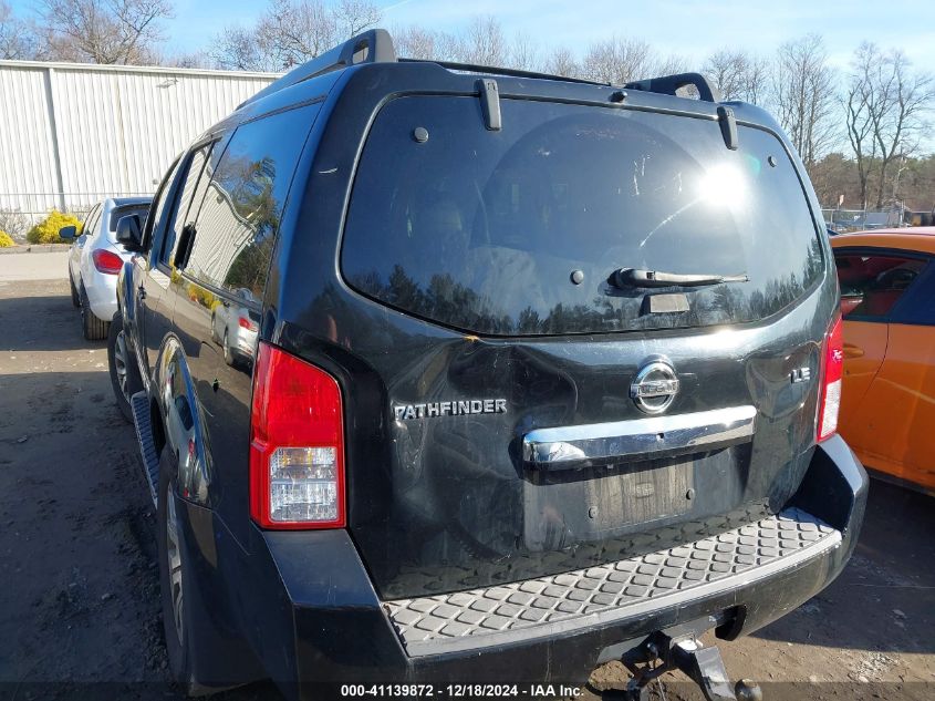 2010 Nissan Pathfinder Le VIN: 5N1AR1NB0AC610938 Lot: 41139872