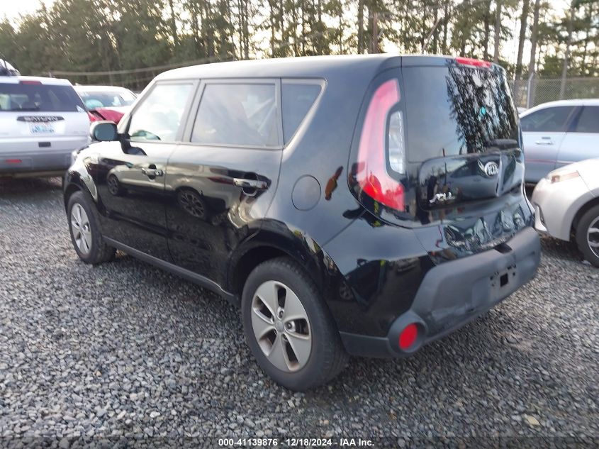 2016 Kia Soul VIN: KNDJN2A25G7307845 Lot: 41139876