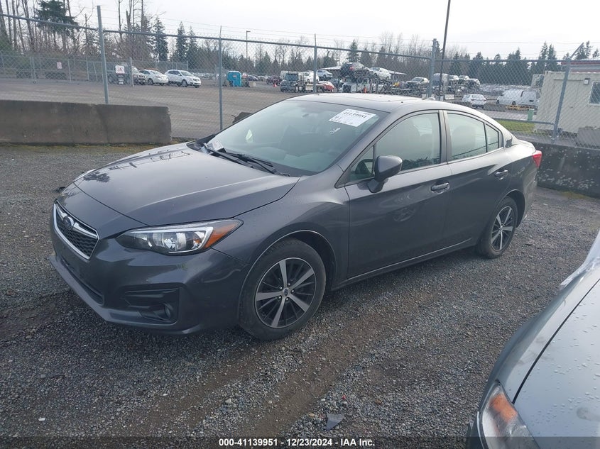 Vin: 4s3gkad6xk3602256, lot: 41630176, subaru impreza 2.0i premium 20192