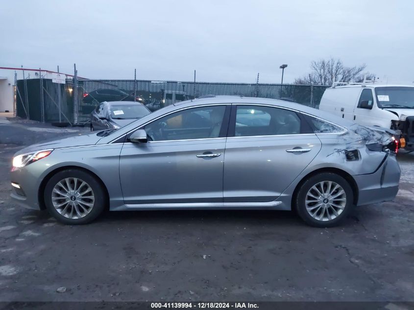 2015 HYUNDAI SONATA LIMITED - 5NPE34AF2FH043645