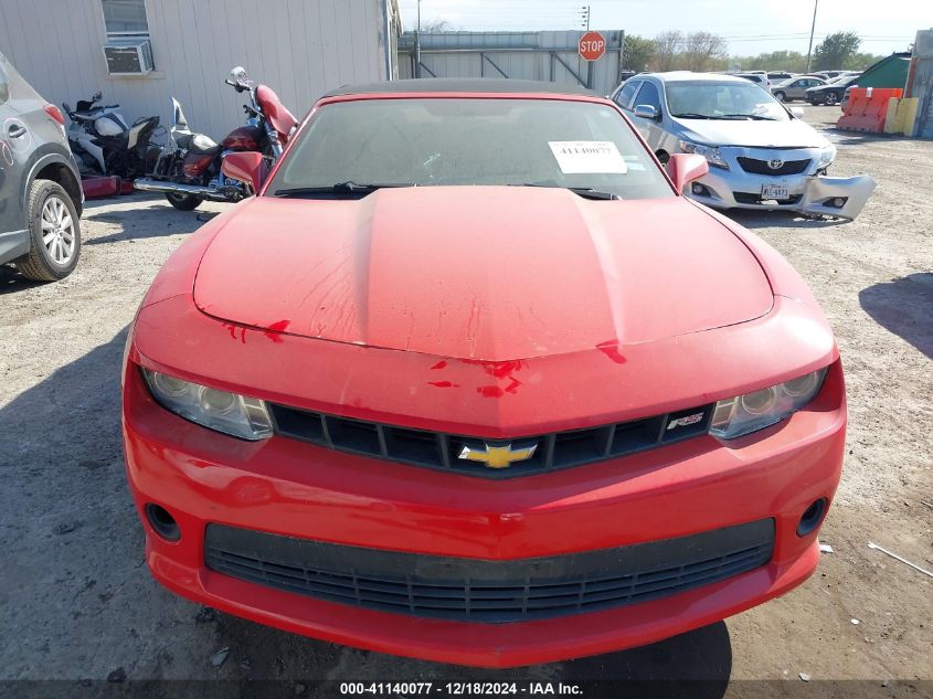 2014 CHEVROLET CAMARO 2LT - 2G1FC3D33E9285256