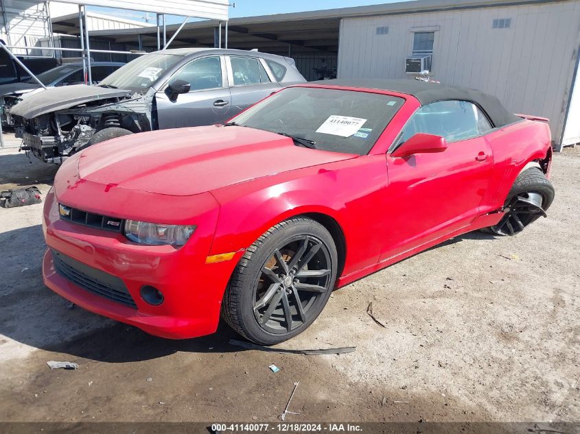 2014 CHEVROLET CAMARO 2LT - 2G1FC3D33E9285256