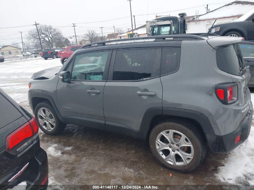2020 Jeep Renegade Limited 4X4 VIN: ZACNJBD11LPL74100 Lot: 41140117