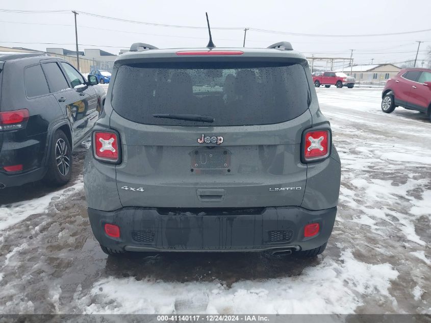 2020 Jeep Renegade Limited 4X4 VIN: ZACNJBD11LPL74100 Lot: 41140117