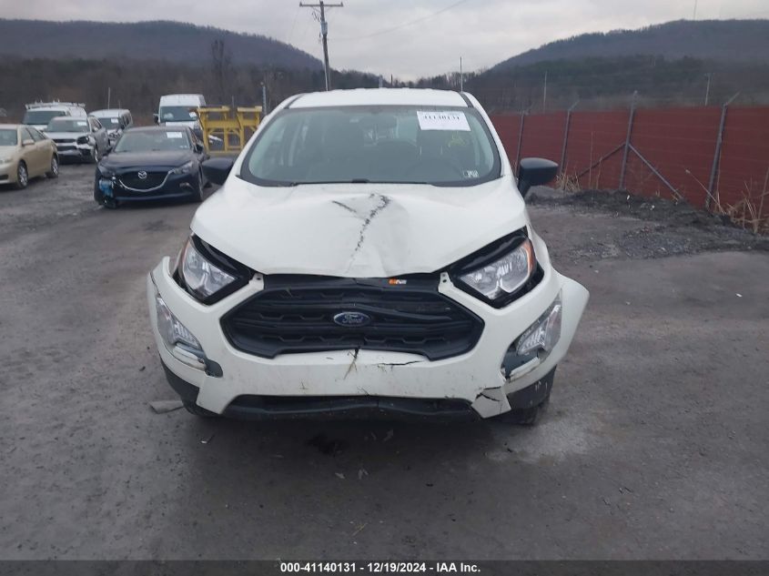 2021 Ford Ecosport S VIN: MAJ6S3FL8MC427878 Lot: 41140131