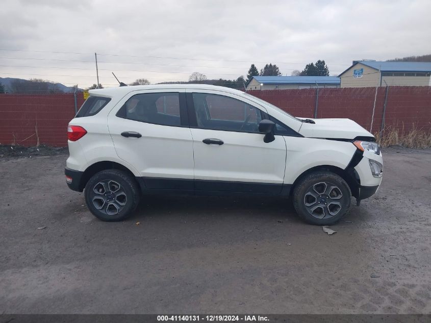 2021 Ford Ecosport S VIN: MAJ6S3FL8MC427878 Lot: 41140131