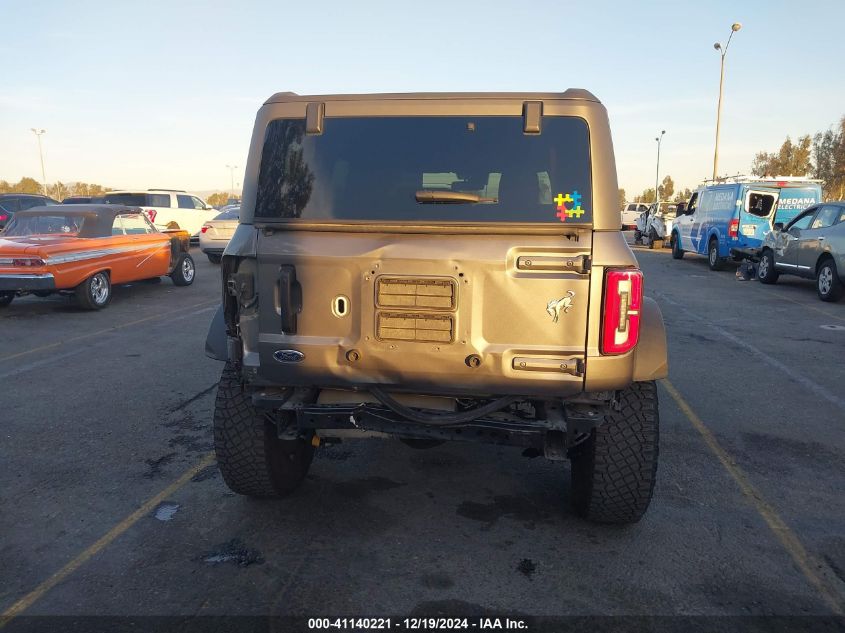 2022 Ford Bronco Big Bend VIN: 1FMDE5DH0NLB07616 Lot: 41140221