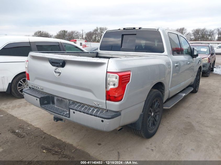 2017 Nissan Titan Sl VIN: 1N6AA1E64HN533386 Lot: 41140453