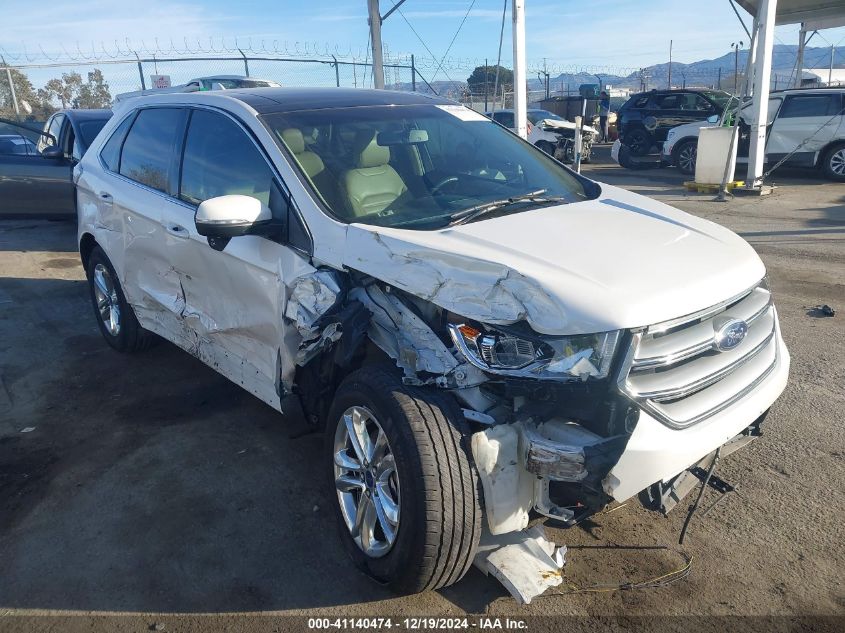 VIN 2FMTK3J83FBB73849 2015 Ford Edge, Sel no.1