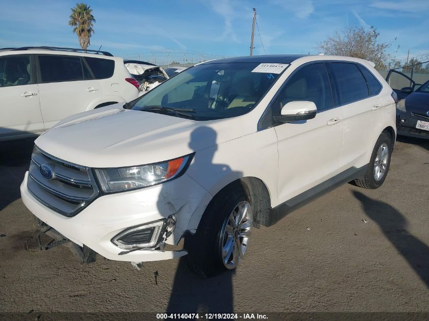 VIN 2FMTK3J83FBB73849 2015 Ford Edge, Sel no.2