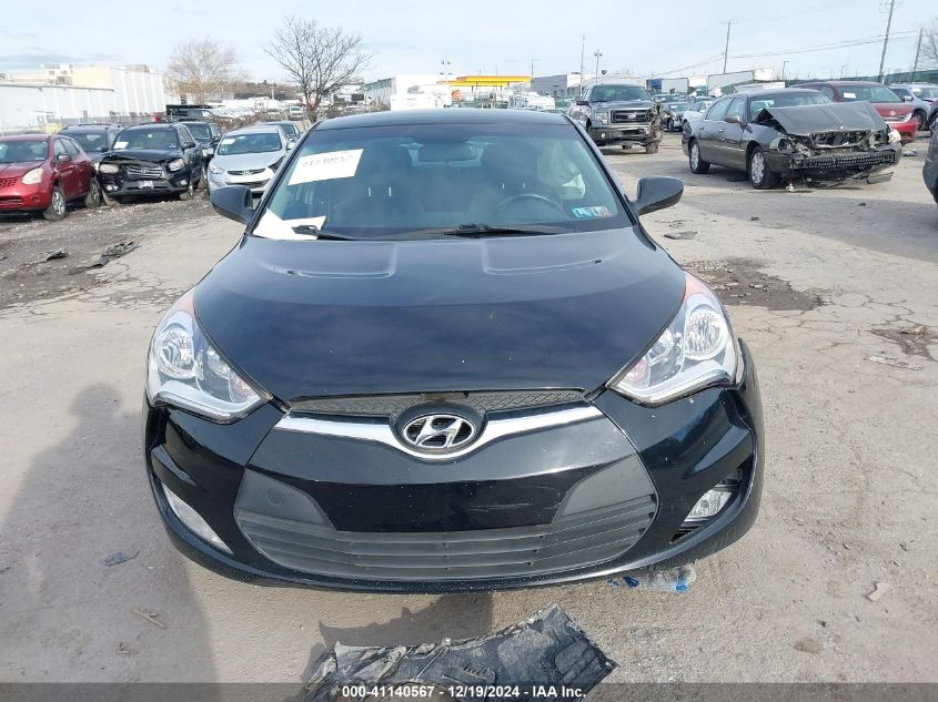 2017 Hyundai Veloster VIN: KMHTC6AD7HU306458 Lot: 41140567