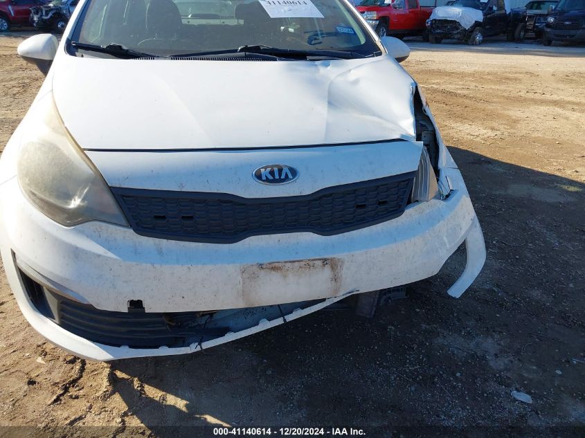 2016 Kia Rio Lx VIN: KNADM4A35G6660576 Lot: 41140614