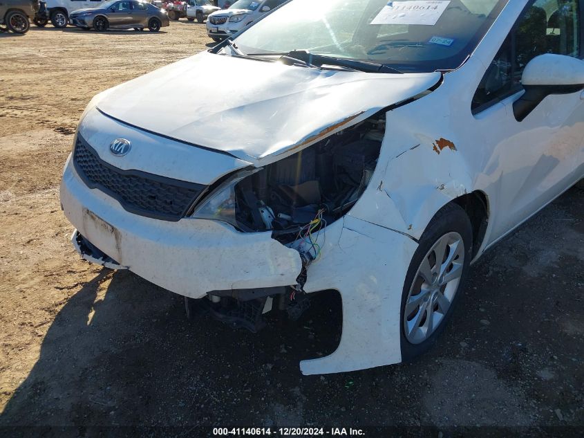 2016 Kia Rio Lx VIN: KNADM4A35G6660576 Lot: 41140614