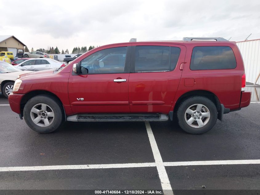 2006 Nissan Armada Se VIN: 5N1AA08B86N706115 Lot: 41140684