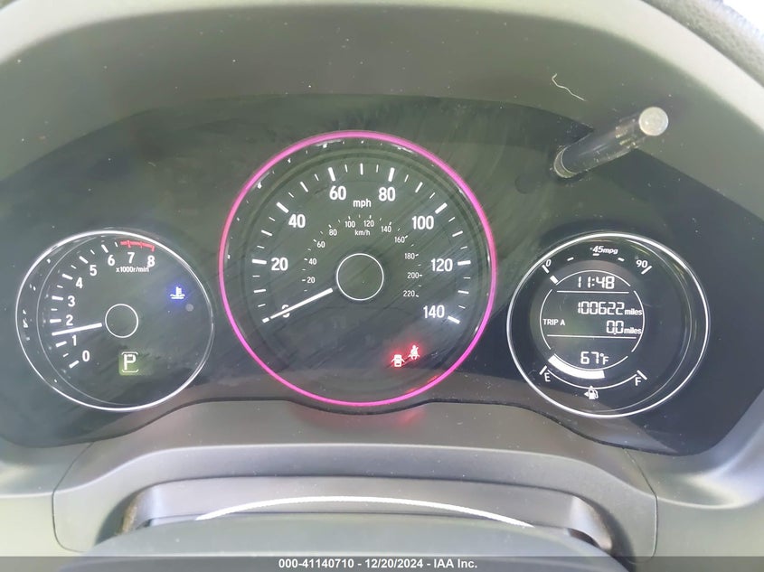 2016 HONDA HR-V VIN: 3CZRU5H53GM738076