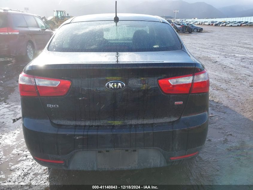 2015 Kia Rio Lx VIN: KNADM4A33F6487218 Lot: 41140843