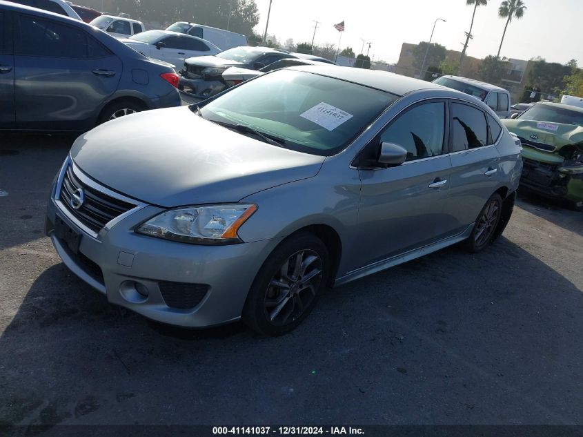 VIN 3N1AB7AP5EY341042 2014 Nissan Sentra, SR no.2