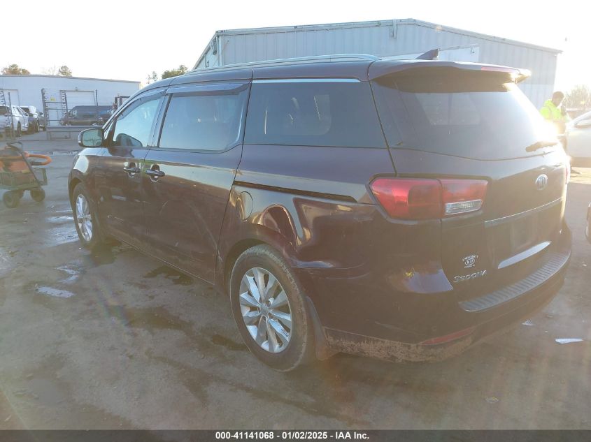 VIN KNDMC5C19F6024362 2015 KIA Sedona, EX no.3