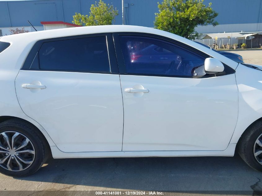 2009 TOYOTA COROLLA MATRIX VIN: 2T1KU40EX9C049001