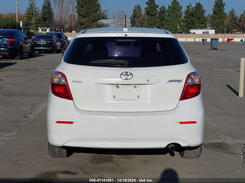 2009 TOYOTA COROLLA MATRIX VIN: 2T1KU40EX9C049001