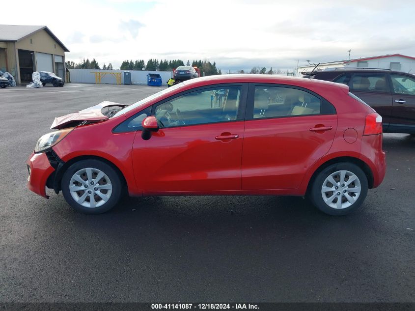 2013 Kia Rio Lx VIN: KNADM5A32D6309822 Lot: 41141087