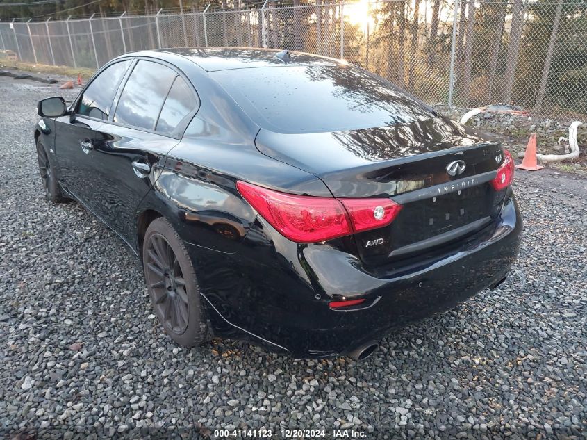 VIN JN1EV7AR4HM836964 2017 Infiniti Q50, 3.0T Premium no.3