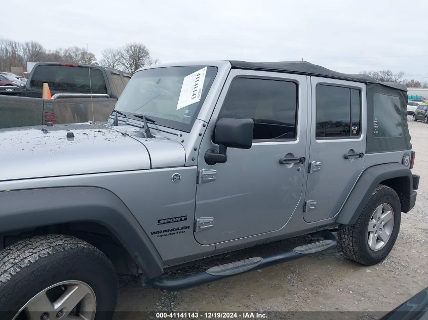 2015 JEEP WRANGLER UNLIMITED SPORT - 1C4BJWDG6FL610394