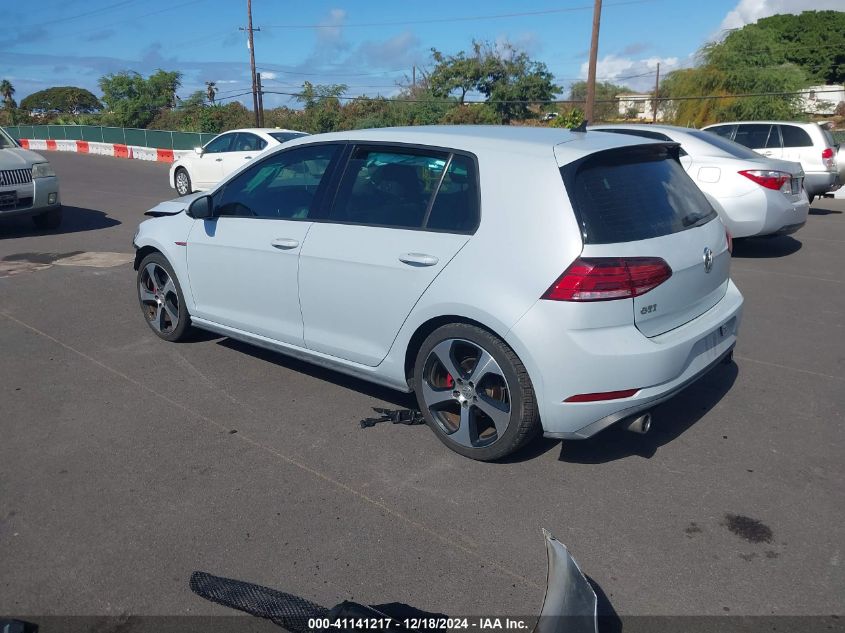 VIN 3VW447AU9JM278732 2018 VOLKSWAGEN GOLF GTI no.3