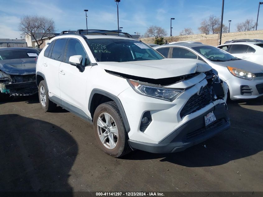 VIN JTMRWRFV0KD017986 2019 Toyota RAV4, Hybrid Xle no.1