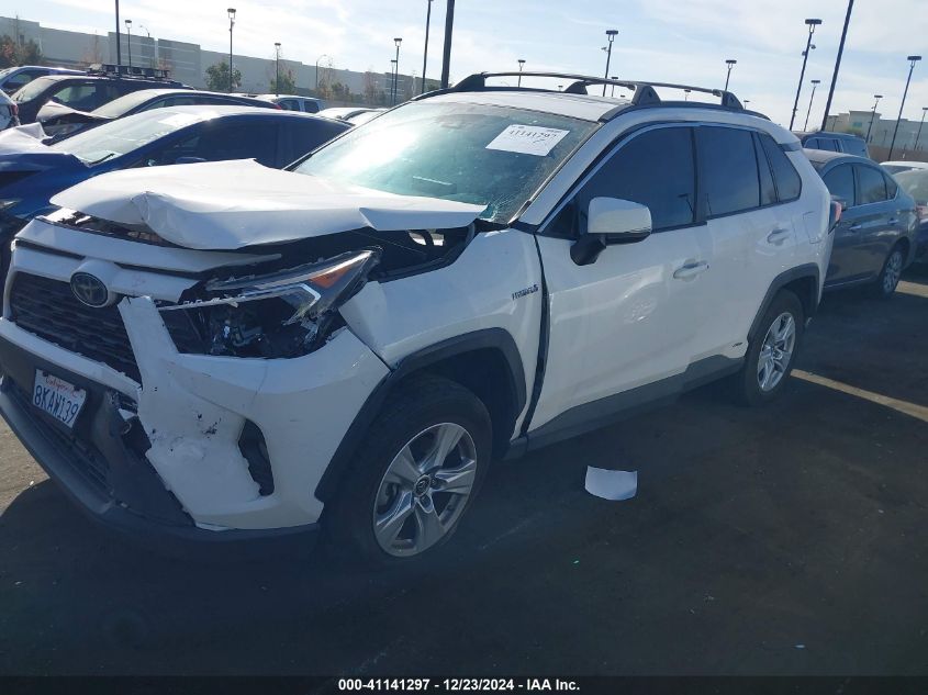 VIN JTMRWRFV0KD017986 2019 Toyota RAV4, Hybrid Xle no.2