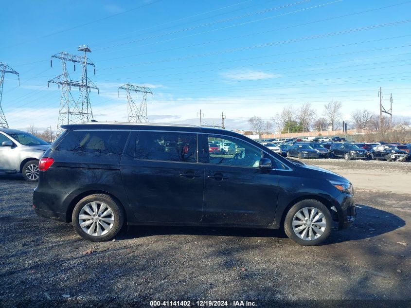 2017 Kia Sedona Ex VIN: KNDMC5C12H6336607 Lot: 41141402