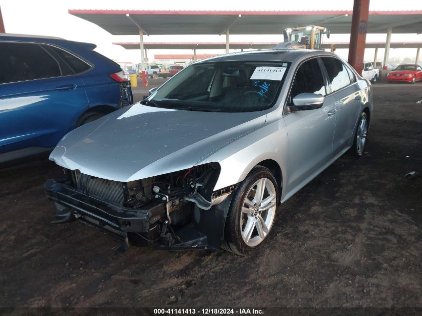 VIN 1VWBM7A33DC006441 2013 Volkswagen Passat, 3.6L... no.2