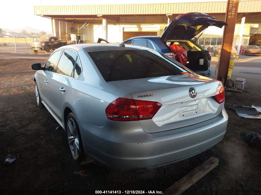 VIN 1VWBM7A33DC006441 2013 Volkswagen Passat, 3.6L... no.3