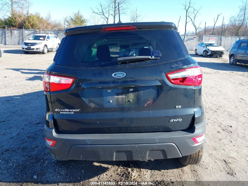 2018 Ford Ecosport Se VIN: MAJ6P1UL2JC244982 Lot: 41141503