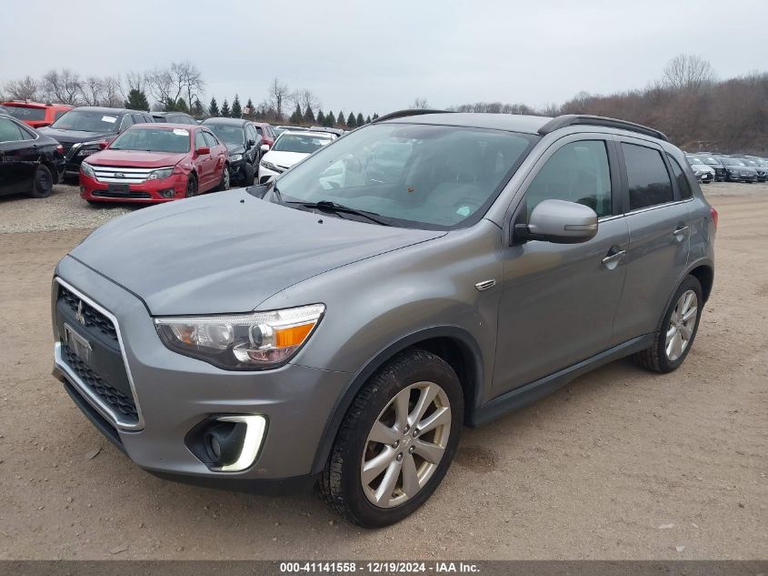 VIN 4A4AP4AW5FE055493 2015 MITSUBISHI OUTLANDER SPORT no.2