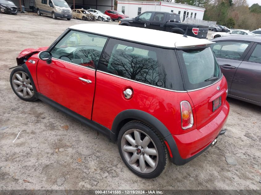 2002 Mini Cooper S VIN: WMWRE33472TD50722 Lot: 41141585