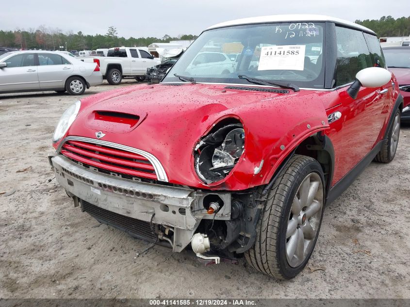 2002 Mini Cooper S VIN: WMWRE33472TD50722 Lot: 41141585